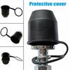 1X Pvc Black Tow Bar Ball Towball Cover Cap Towing Hitch Trailer Protection Cap