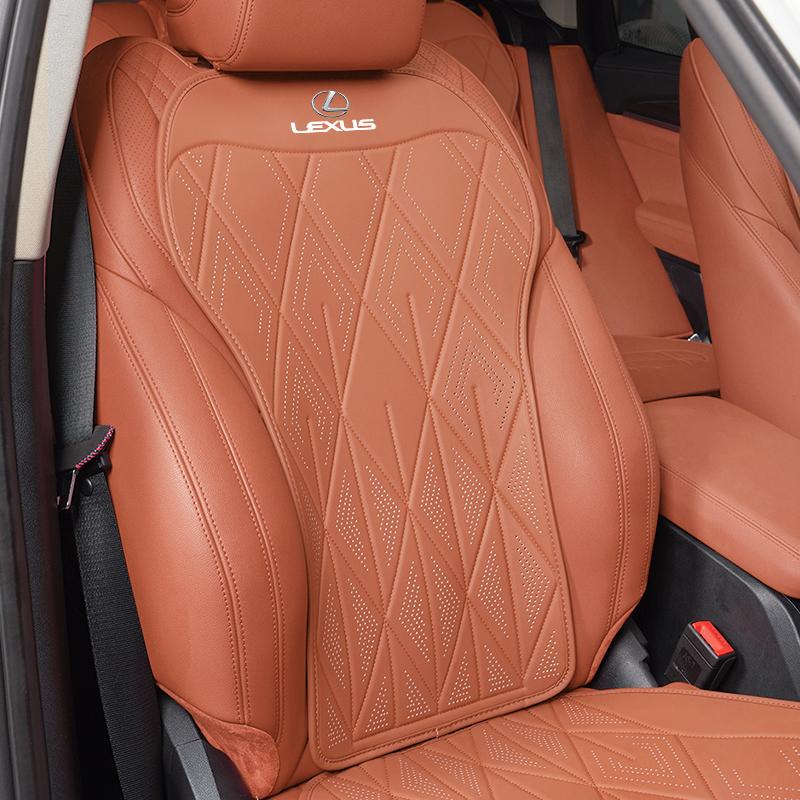 Чехол на сиденье автомобиля из кожи наппа, роскошная мягкая подушка, защидная накладка для Lexus F-SPORT ES RX NX LS UX LM LX GX LC RZ IS CT GS RC HS