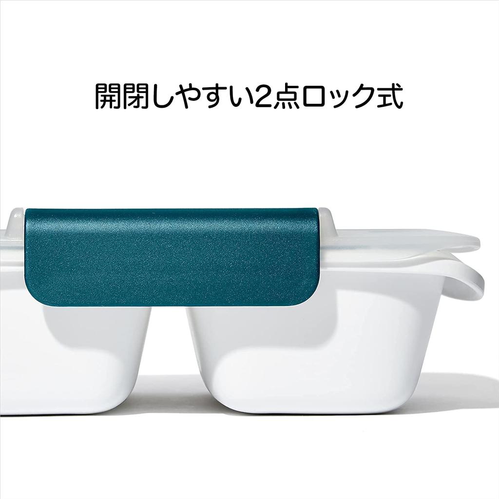 Контейнер для хранения ланч-боксов OXO Prep Go, разделитель, встроенный, подходит для использования в микроволновой печи, 0,4 л