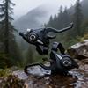 For Bike Compatible ST-EF51 3x7 3x8 Speed Trigger Shifter with V Brake Lever Set Mountain Bike MTB Handlebar Shifter Black
