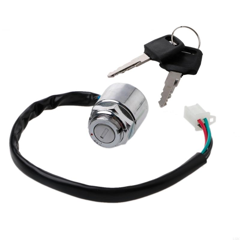 L5BC ATV Motorcycle Dual Sport Dirt Quad 4 Wires Ignition for Key Button