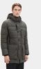 Серая структурированная зимняя куртка Tom Tailor Technical Winterparka