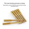 Metal Router Bit Golden Brazed Straight Shank for Stone Marble  Engraving Edges Cutting Stone Carving