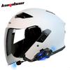 Крутой легкий Bluetooth-шлем для мотоцикла с двойным визором, сертифицированный 3C, длительное время работы от аккумулятора, удобная посадка.
