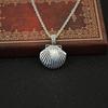 Women's Stylish Sea Shell Locket Pendant Alloy Chain Necklace Jewelry Gift