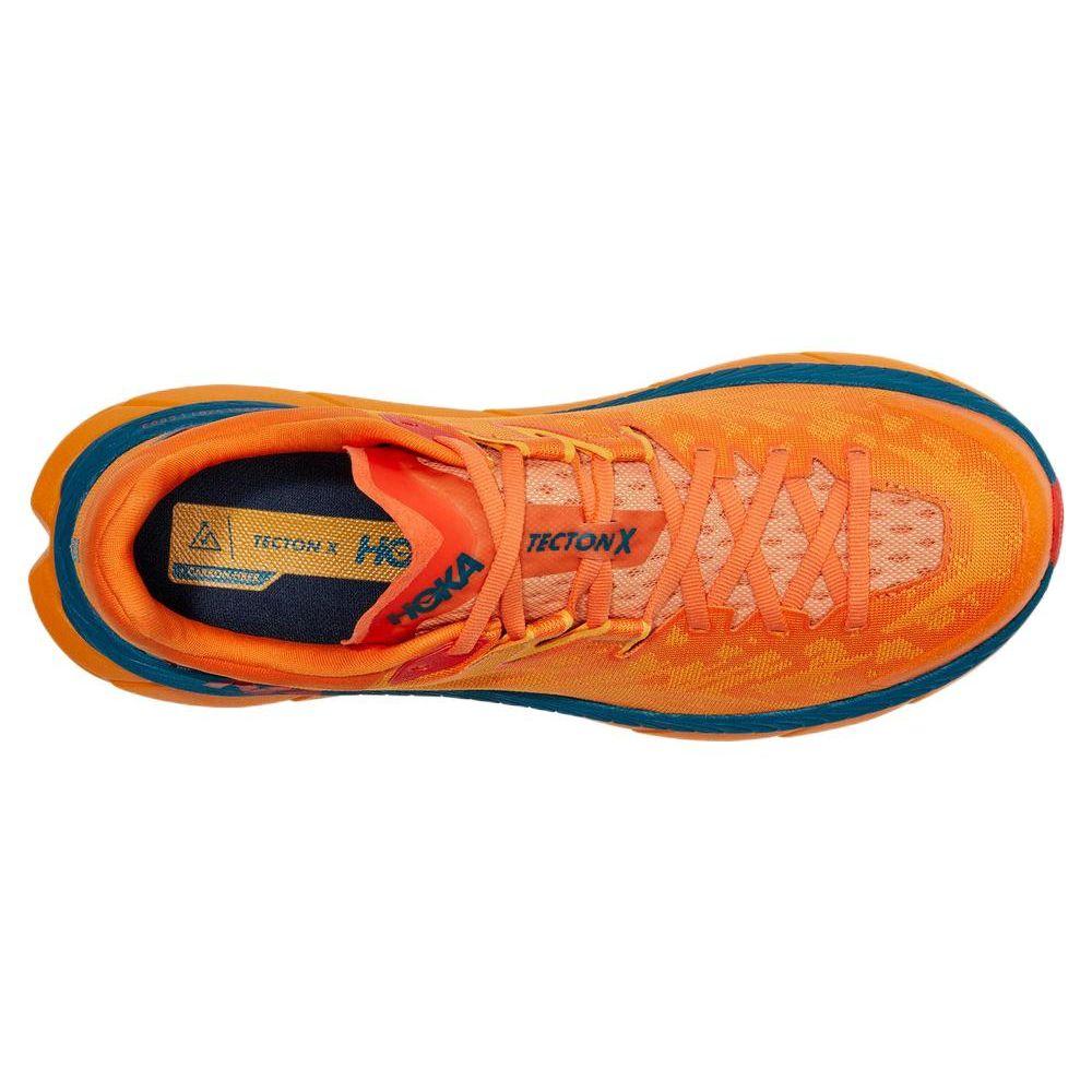 HOKA Tecton X Persimmon Orange Мужские кроссовки Radiant-Yellow 1123161-PORY