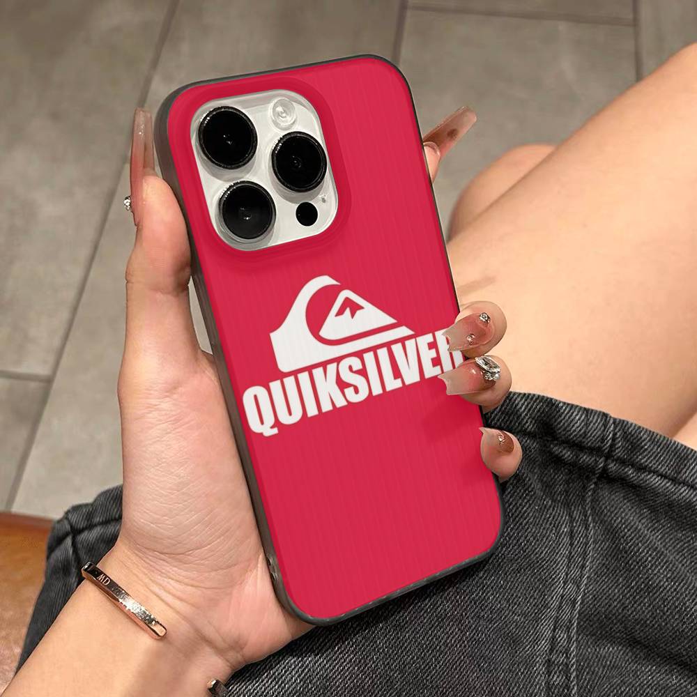 Чехол для телефона Surf Brand Q-QuiksilverS с логотипом для IPhone 11 12 13 14 15 16 17 Pro Max PLUS Pro Wave Волнистый силиконовый чехол