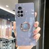 Luxury Ring Holder Case On For Xiaomi Redmi Note 9 Pro Note9 S 9pro Max 9S Plating Silicone Stand Back Cover Xiomi Funda