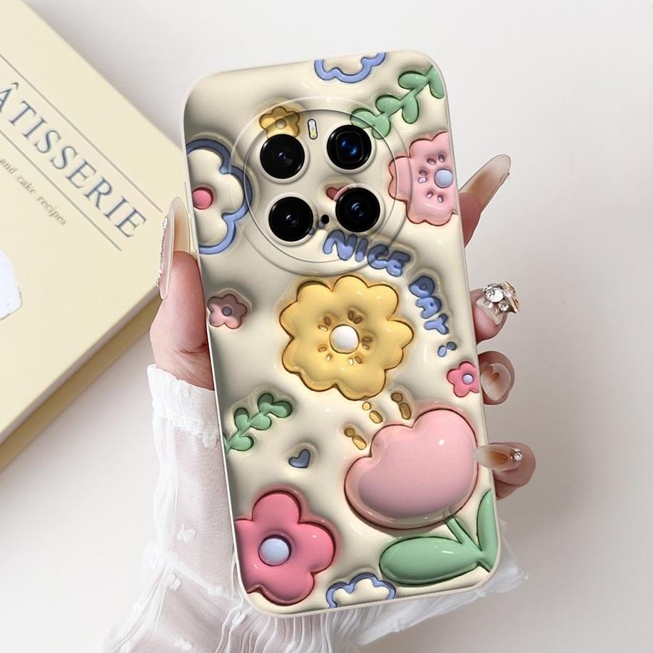 For Honor Magic7 Pro Case PTP-N49 PTP-AN10 Silicone Cover Fashion Flower Soft Protective Bumper For Honor Magic7 Lite 2025 Coque
