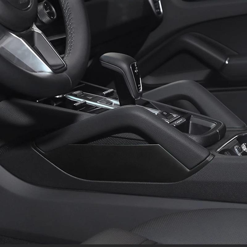 Для Porsche Cayenne 2018 2019 2020 2021 2022 2023 2024 Автомобильный органайзер для хранения в щели центральной консоли, для телефона, ключей, подлокотника