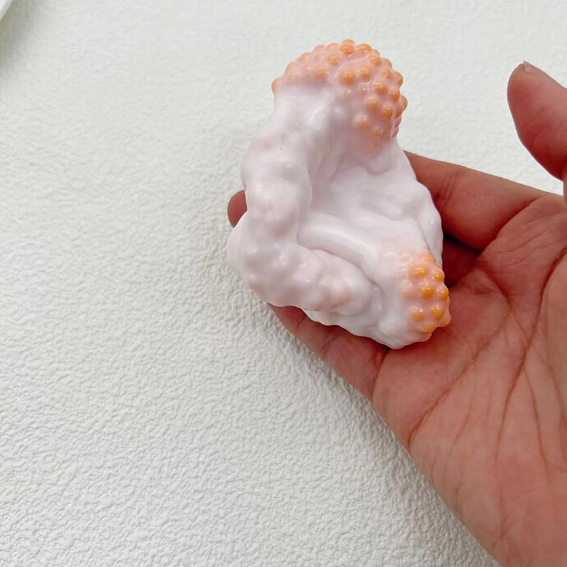 Мягкие настольные игрушки Пластиковая ледяная кожа Супермягкий ультратонкий на ощупь мягкий липкий мяч ручной работы Легкие сжимаемые игрушки для снятия стресса