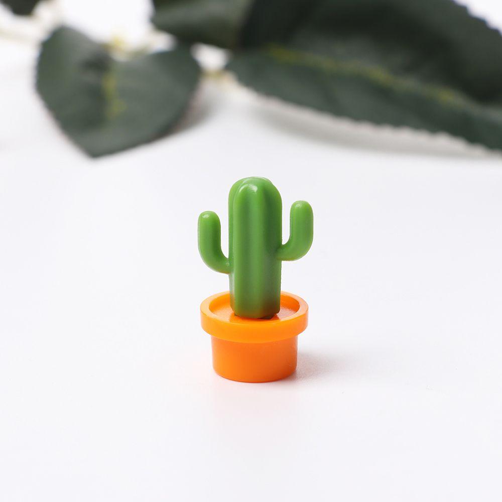 Room Message Board Magnetic Stickers Refrigerator Magnet Succulent Potted Miniature Cactus Bonsai