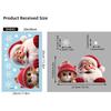 Santa Claus Glass Sticker 20x30cm Cartoon Cat Static Cling Removable Christmas Window Stickers
