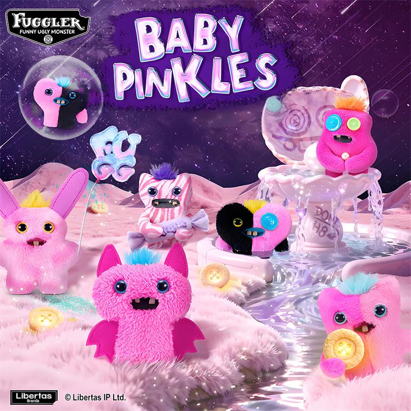 Funny Ugly Teeth Monster Plush Toys Keychain Kawaii Fugglers Baby Pinkles Peluche Dolls Pendant Festival Gifts