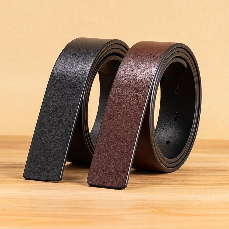 Ремень из кожи растительного дубления, полоса ремня, мужской ремень из верхнего слоя коровьей кожи без пряжки, деловой ремень, подвесной ремень