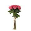 Realistic Simulation Rose Flower Real Touch Fake Flowers  Outdoor Garden Decor