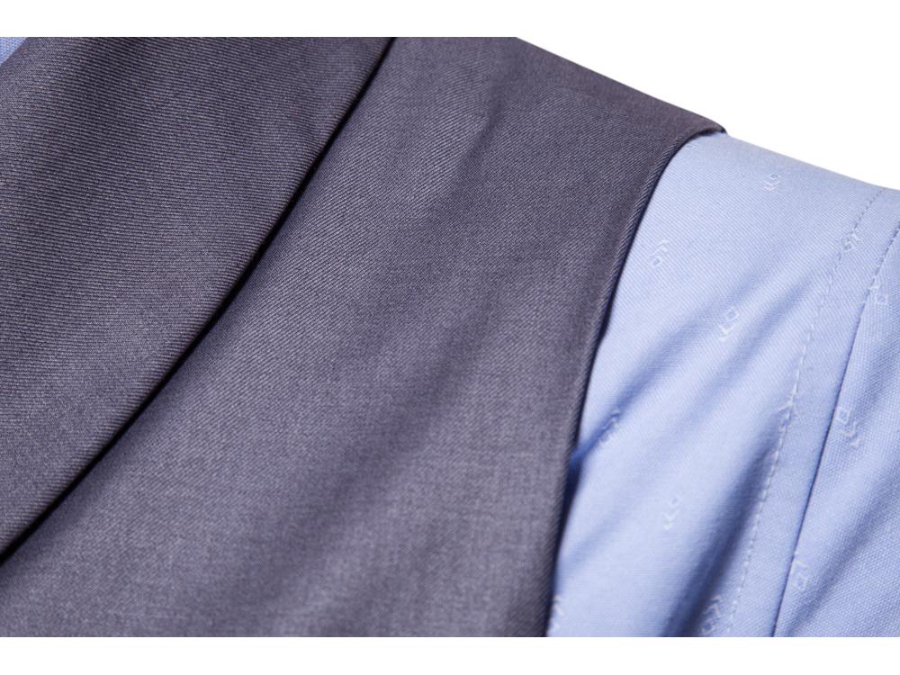 Мужской двубортный жилет в европейском стиле — коллекция осень/зима 2018 г.