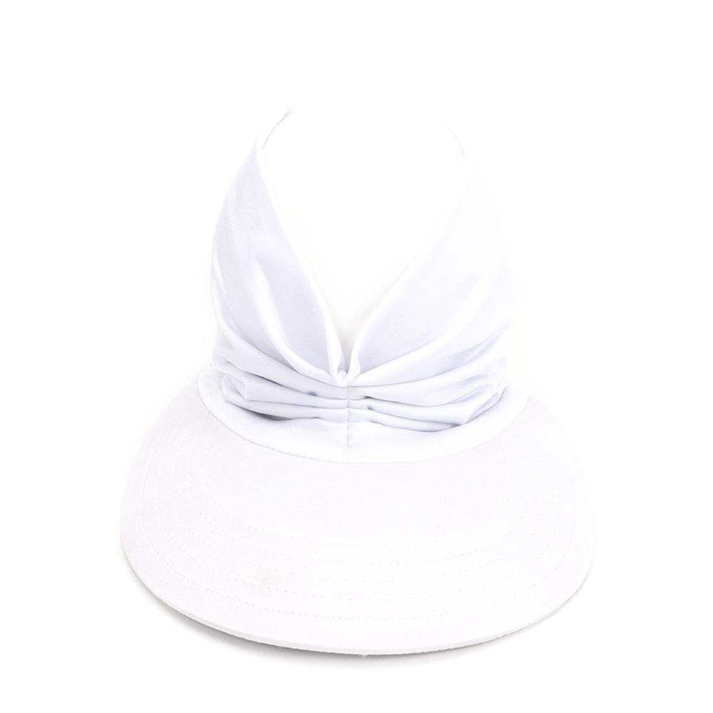 Женская эластичная анти-ультрафиолетовая солнцезащитная шляпа с открытыми полями и большими очками для спорта