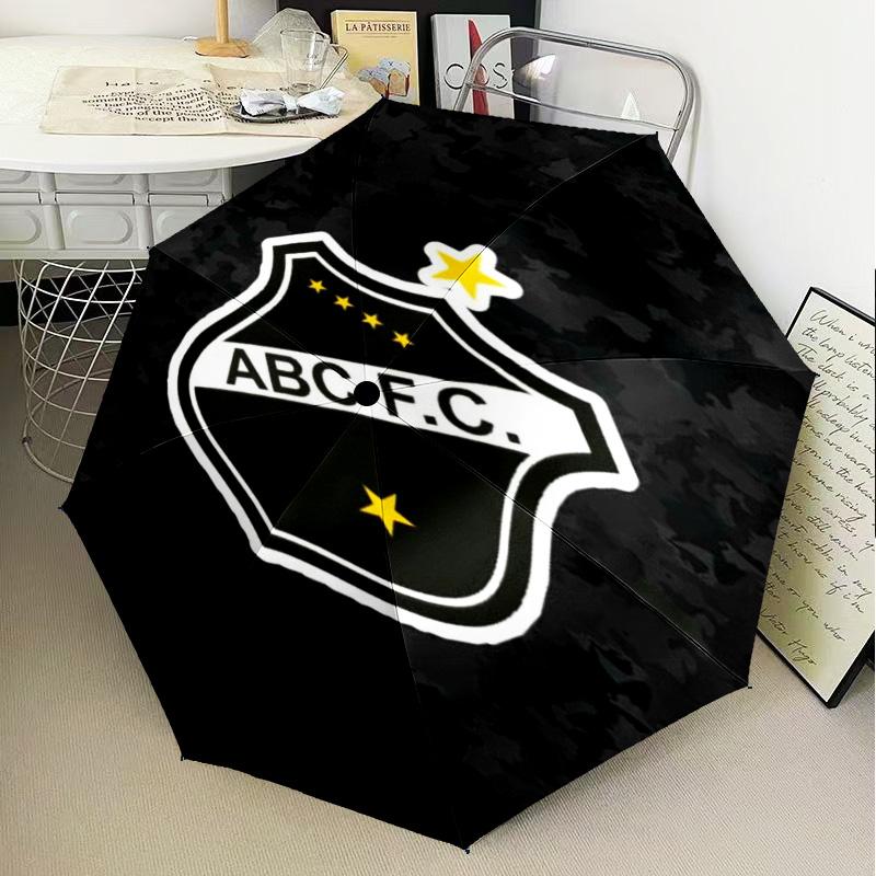 1PC Fc Crest Design Printed Umbrella Folding umbrella, automatic umbrella 8-Frame for Travel, camping Fan gifts Christmas Gifts