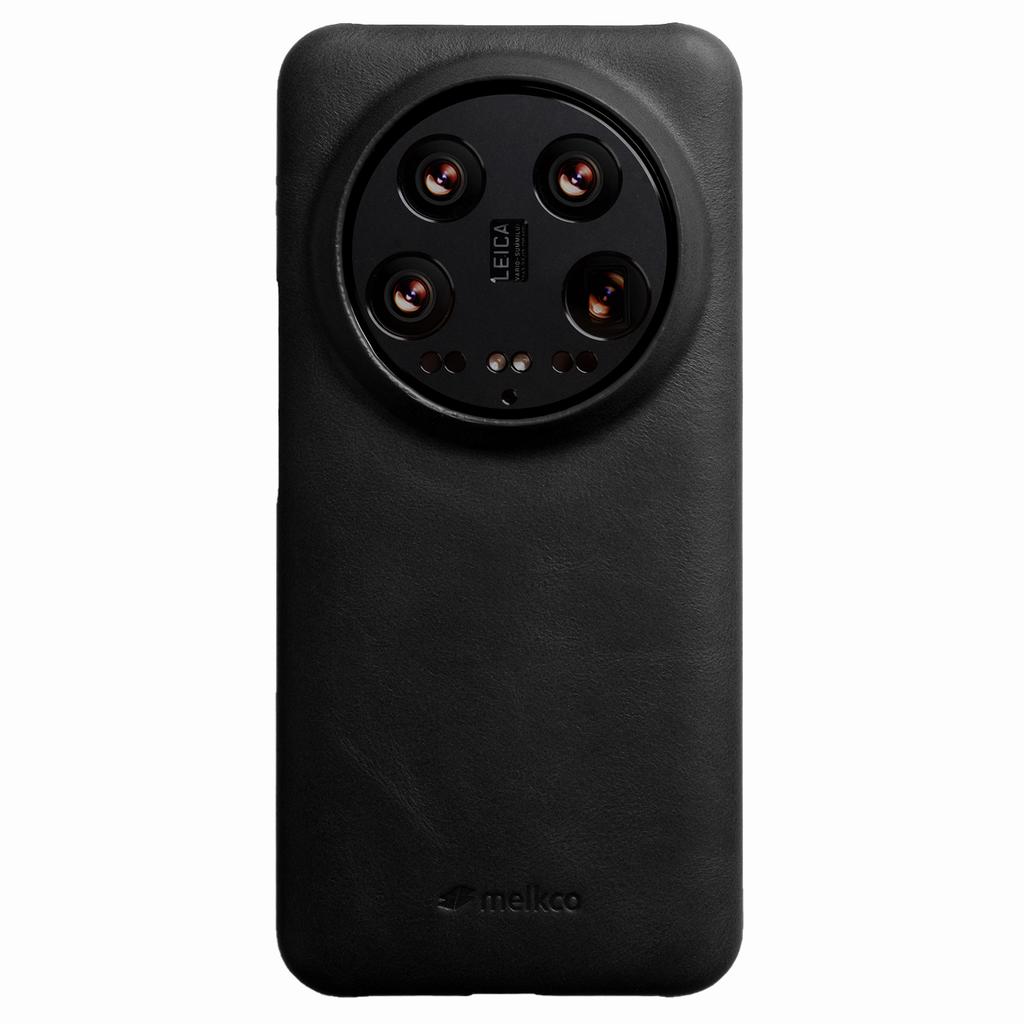 MELKCO Чехол для Xiaomi 14 Ultra Вощеный Натуральная Коровья Кожа ПК Задняя Крышка для Телефона