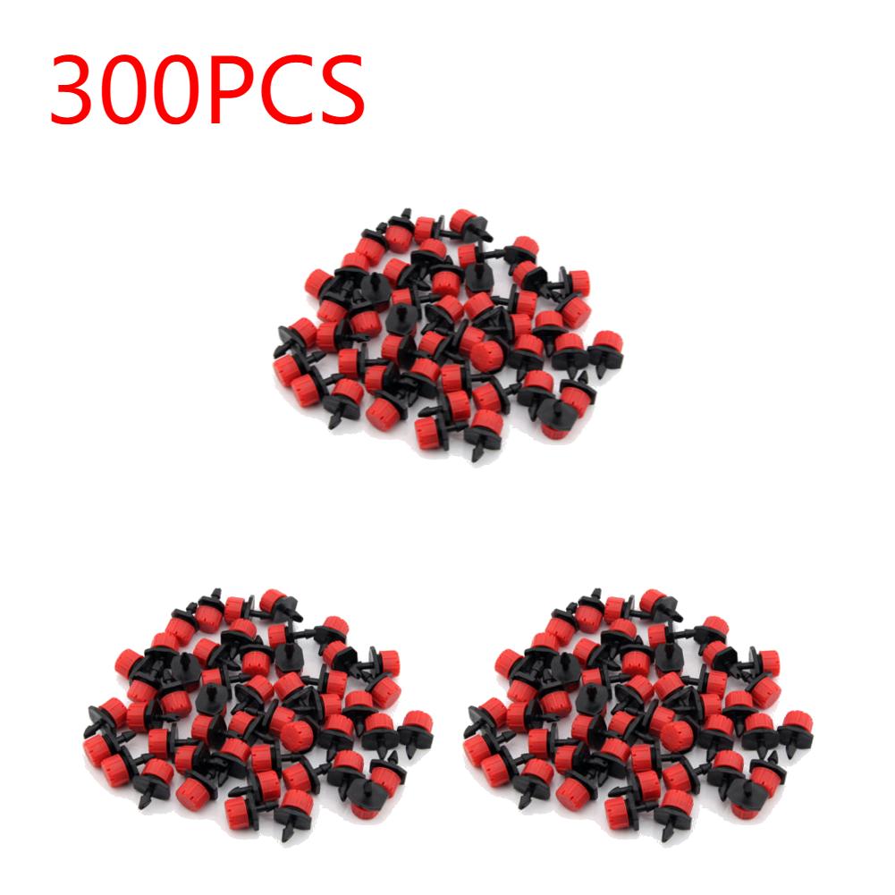 500-100pcs Adjustable Irrigation Drippers Sprinklers Garden Potted Plant Water Dropper Head Watering Irrigation System 8 Holes