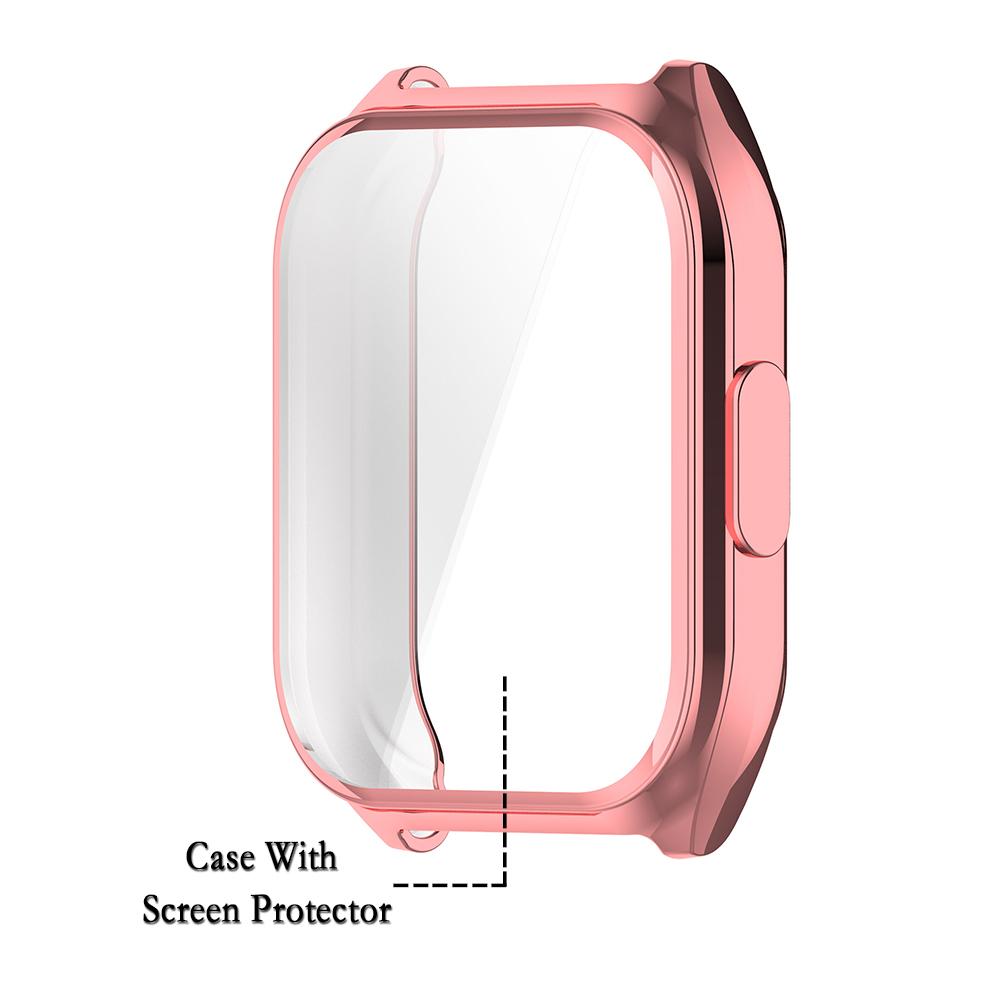 Чехол для Haylou Watch 2 Pro / LS02 Pro с защитной пленкой для экрана часов, оболочка из мягкого и прочного ТПУ, полный чехол, аксессуары