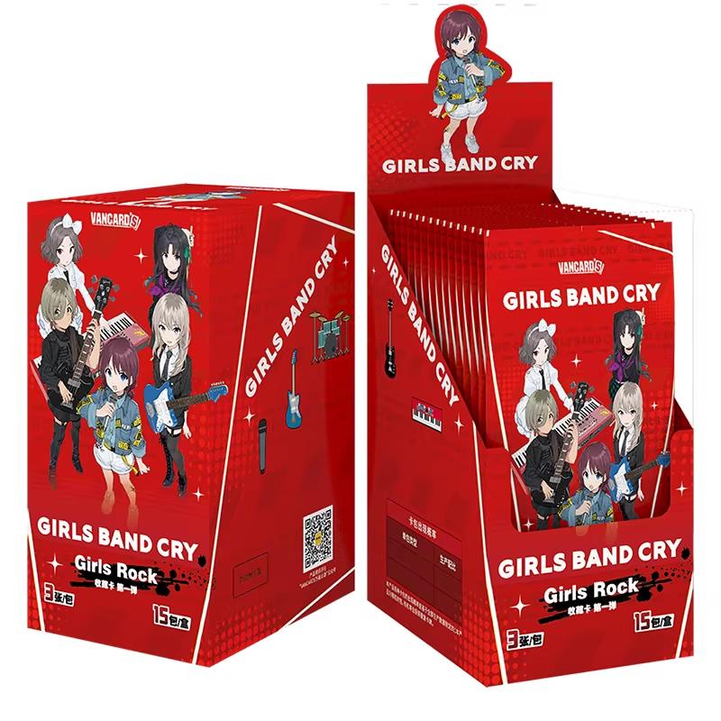 New Genuine Girls Band Cry TAIBANG!!!!! Vol.2 Trading Cards Anime Character Collection Cards Gift Toy for Girls