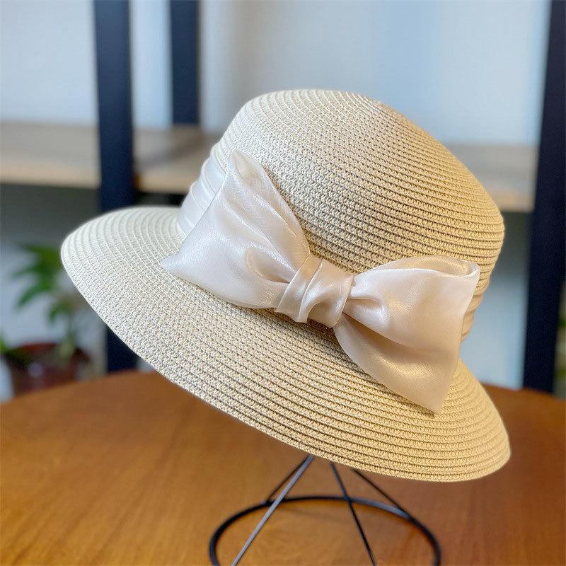 [Multi-color selection] French Hepburn style fisherman hat women's new spring and summer seaside beach hat
