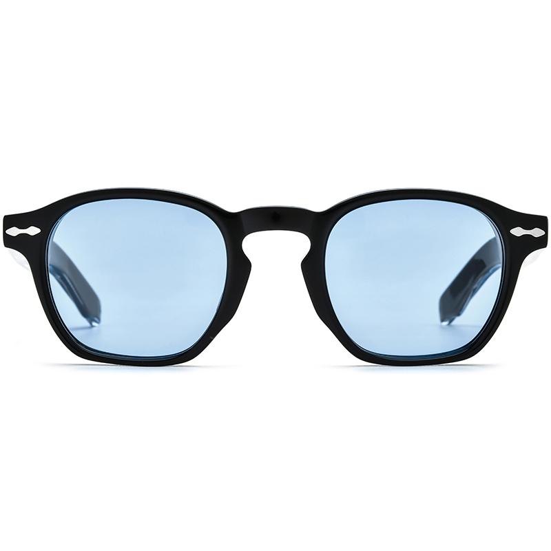 Borregls Acetate Polarized Sunglasses Women 2026 New Brand Designer Vintage Square Sun Glasses Men Mirrored Shades ZEPHIRINI