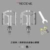 RECEVE Titanium Alloy Quick-Release Folding Bike Pedals With Sealed Cartridge Bearings Lightweight Urban Commuting