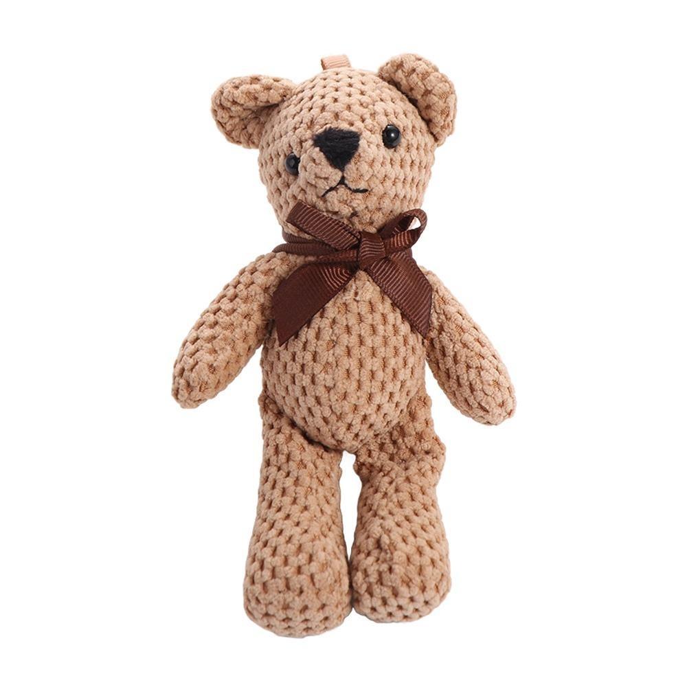 Soft Stuffed Mini Bear Dolls Creative Design Bear Plush Toy Pineapple Bear Plush Toys Key Pendant