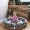 Lulando Plaid Play Mat Grey
