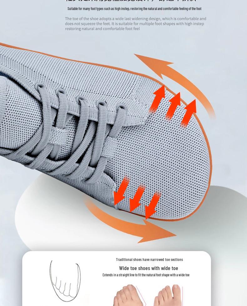 2024 Мужские и женские босоножки с широким носком для босиком: Повседневный, Для пеших прогулок и вождения