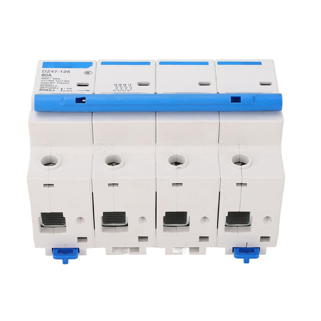 Автоматический выключатель для монтажа на DIN-рейку 4 полюса 400 В 80 А Универсальная защита безопасности Огнестойкий Разъединитель