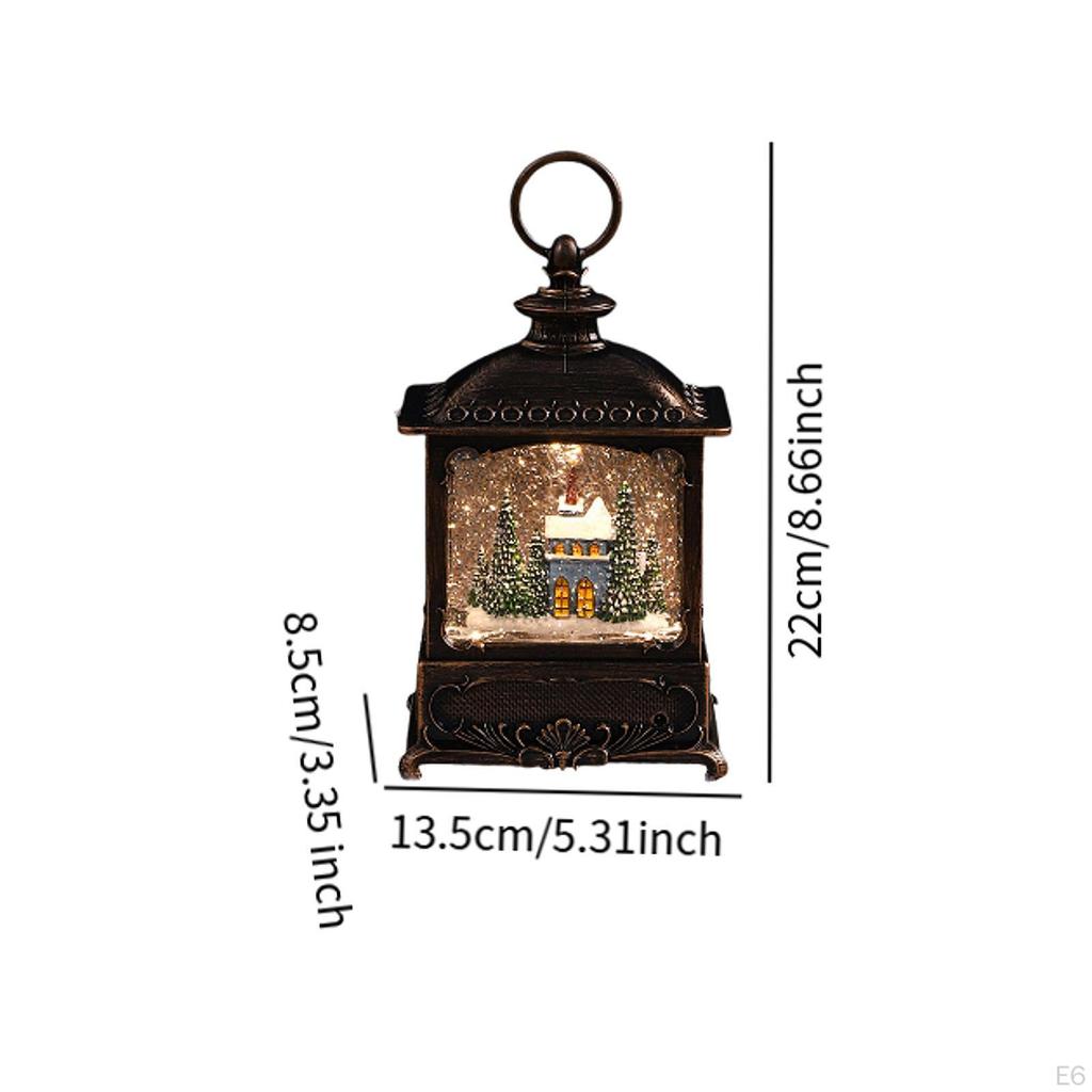 Рождественская музыкальная шкатулка для украшения дома с сценой и поделками