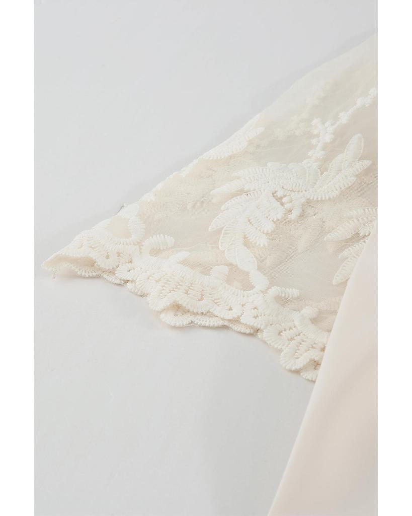 Azura Exchange Lace Sleeve Patchwork Top