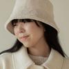 Boucle Bucket Hat Ivory Soap