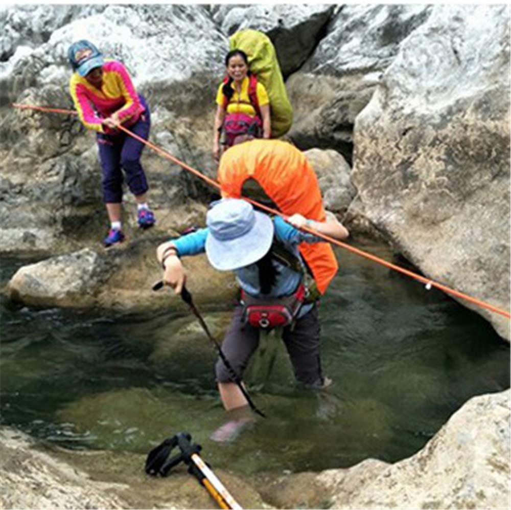 EECCLL 10 мм веревка грузоподъемность 1200 кг полиэстер аксессуар шнур с карабином желтый 10 м 10 м/20 м/30 м/50 м