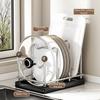 Multi Layer Pot Lid Storage Rack Vertical Cutting Board Holder Chopping Board Organizer  Plates