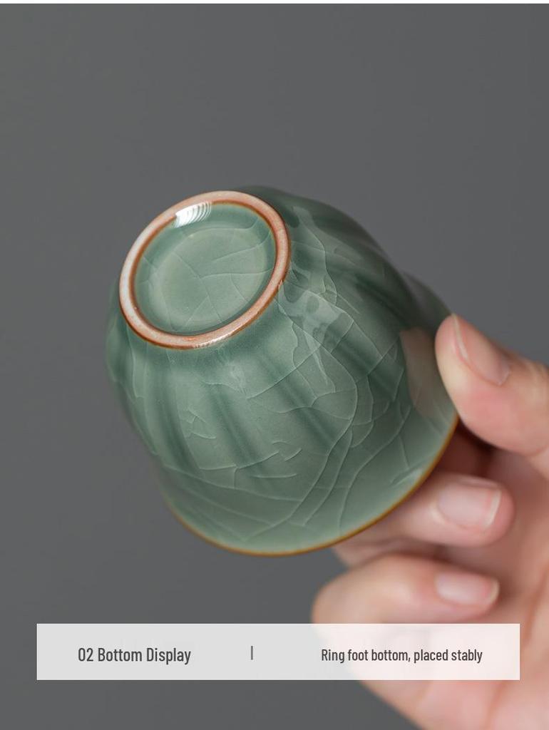 Роскошный керамический чайный сервиз: Подарочная коробка с разномастными чайными чашками и пиалами