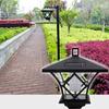 Solar Post Light High Brightness Waterproof Auto On/Off Simple Installation Retro Style Decorative Floor Lamp LED Security Light