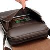 Messenger Shoulder Bag Men Leather Briefcase Casual Business Crossbody Handbag