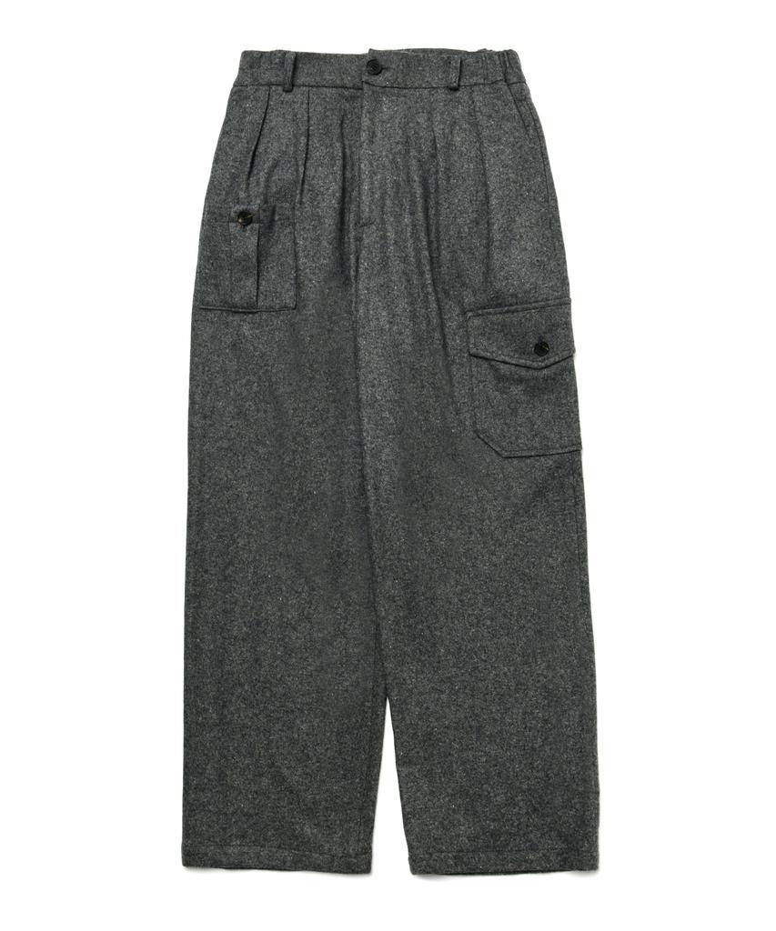 Широкие брюки-карго Moseu Wool_Серые