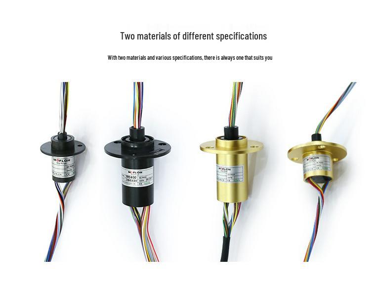 Miniature Slip Ring: 360° Rotating Conductive Connector