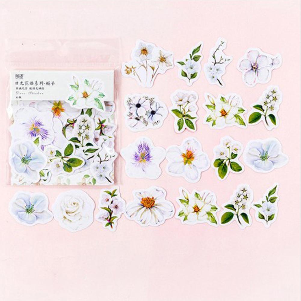 45 шт./компл. Kawaii Journal милый дневник наклейки с цветами Скрапбукинг канцелярские украшения
