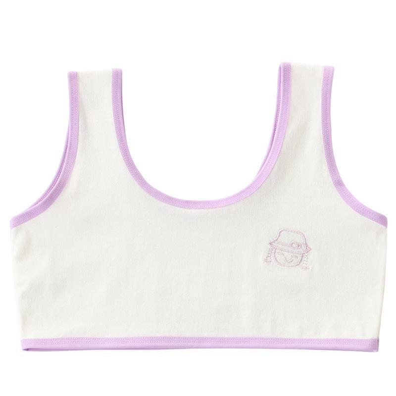 Тренировочный бюстгальтер из хлопка для девочек - Молодежь, Студенты, Начальная школа, Подростки