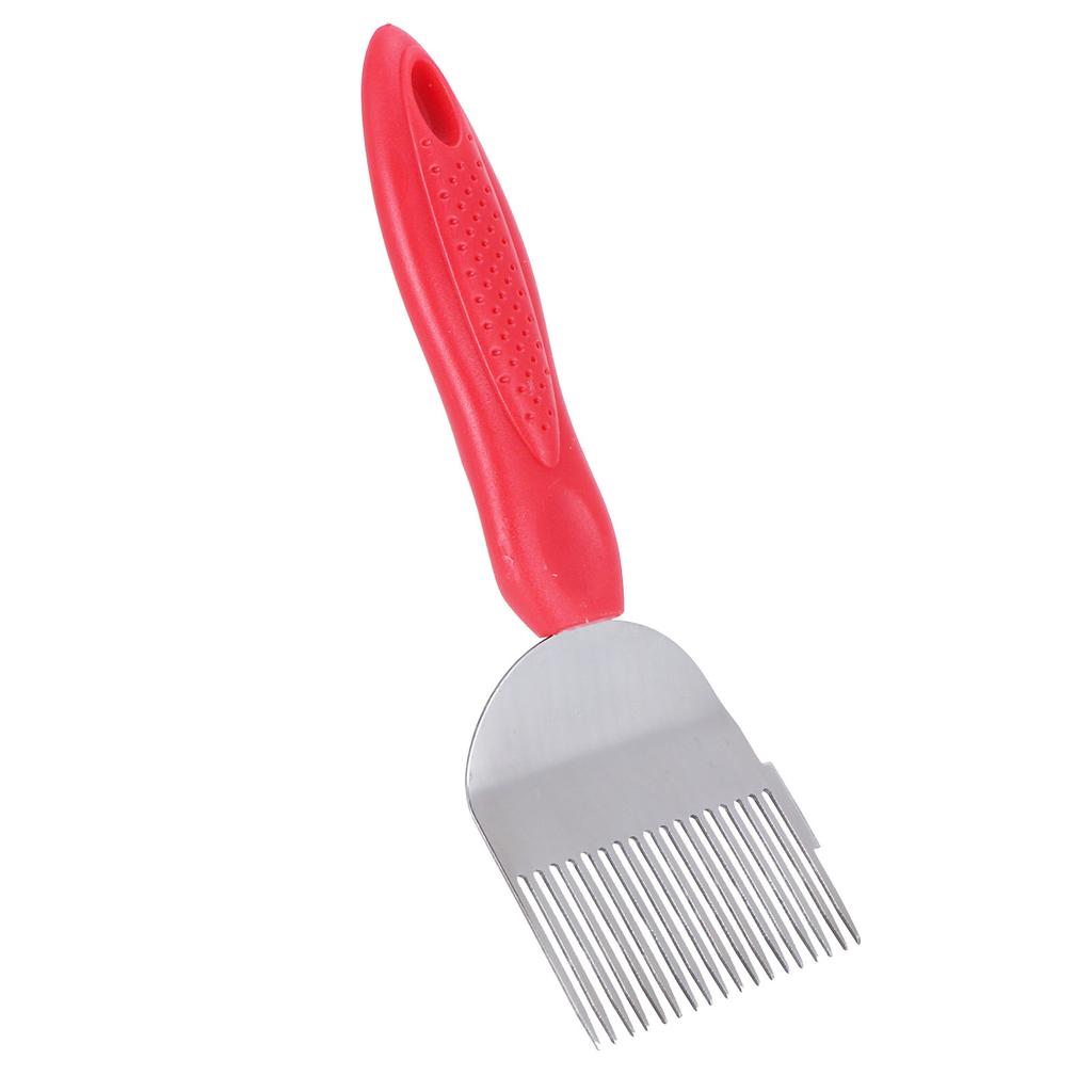 18 зубцов из нержавеющей стали, вилка для открывания крышек, принадлежности для улья, инструмент для пчеловодства с пластиковой ручкой