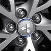 4Pcs Car Wheel Hub Center Caps Rim Badge Emblem Cover Accessories For Mitsubishi Lancer Pajero L200 Delica Eclipse Accessories