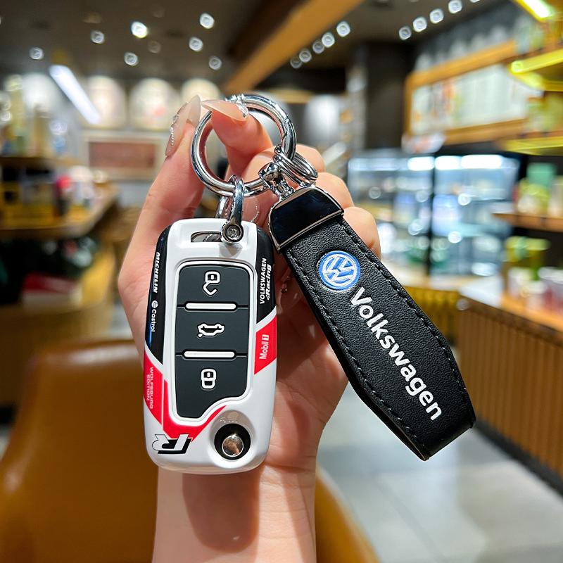 Для VOLKSWAGEN VW ABS Стиль Чехол-брелок для ключа автомобиля Оболочка Держатель пульта для VW Volkswagen Polo Tiguan Passat B5 B6 B7 Golf 4 5 6