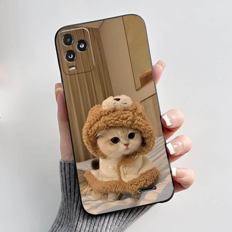 Casing For BLU View 5 Pro Cases Aesthetic Fashion Cute Cat Soft Black Silicon Shockproof Back Cover For BLUView 5 Pro Phone Case
